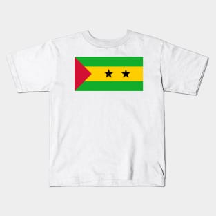 Flag of Sao Tome and Principe Kids T-Shirt